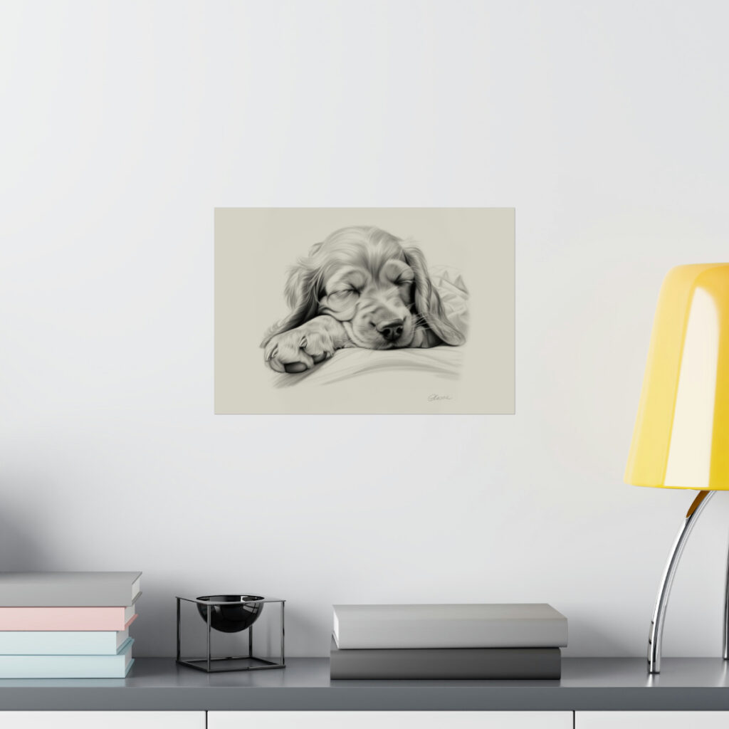 English Cocker Spaniel Portrait Fine Art Print