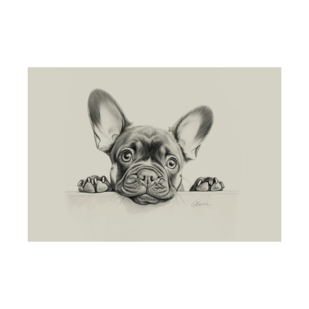 French Bulldog Portrait Fine Art Print