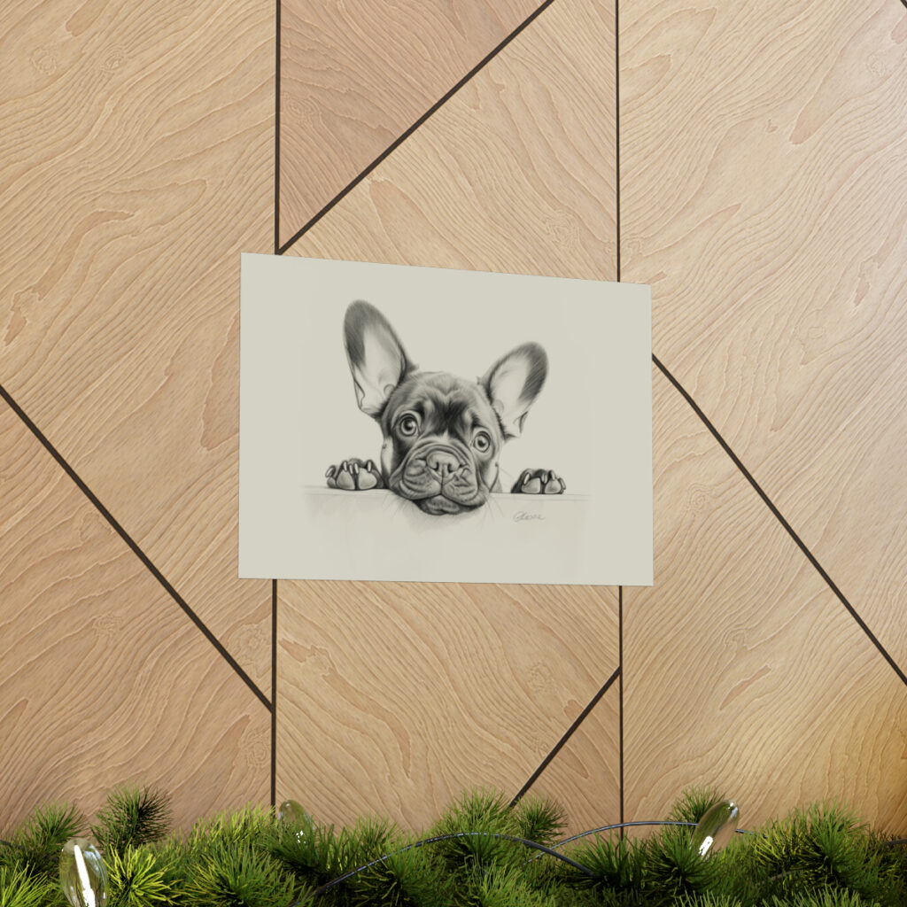 French Bulldog Portrait Fine Art Print