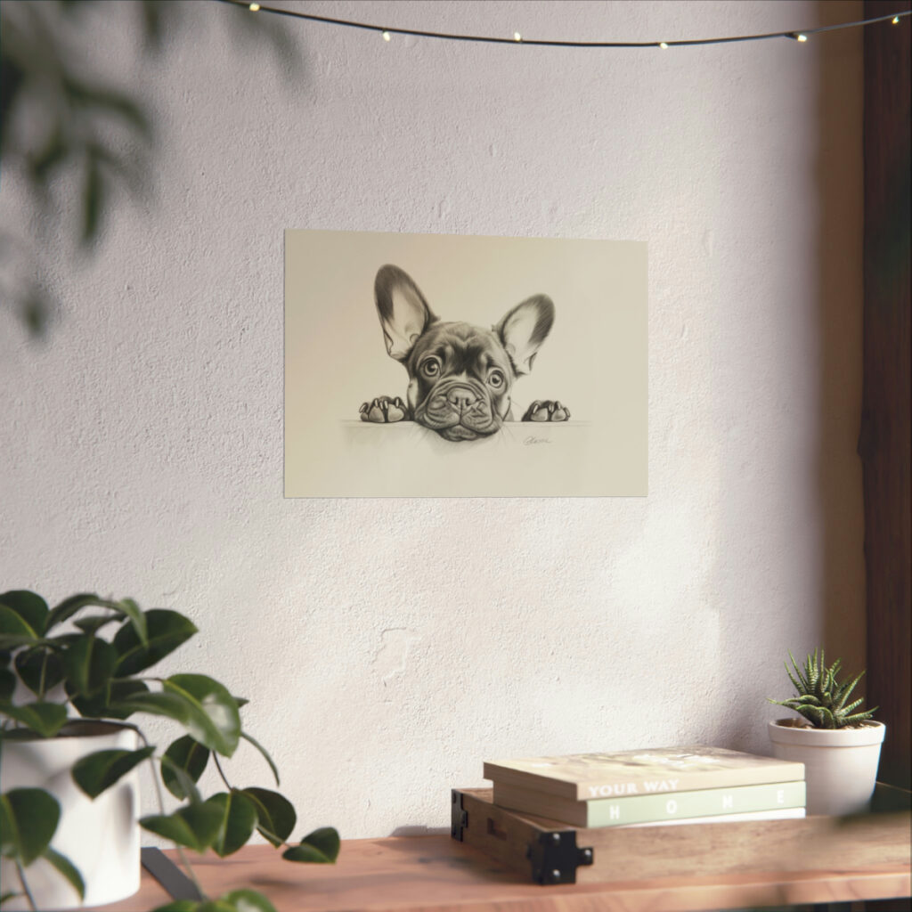 French Bulldog Portrait Fine Art Print