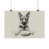 German Shepherd Portrait Fine Art Print