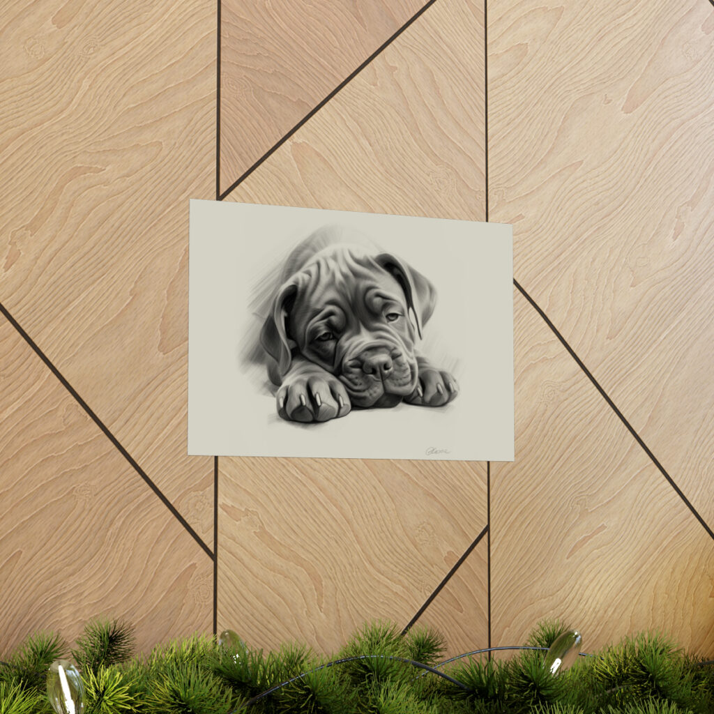 Cane Corso Portrait Fine Art Print