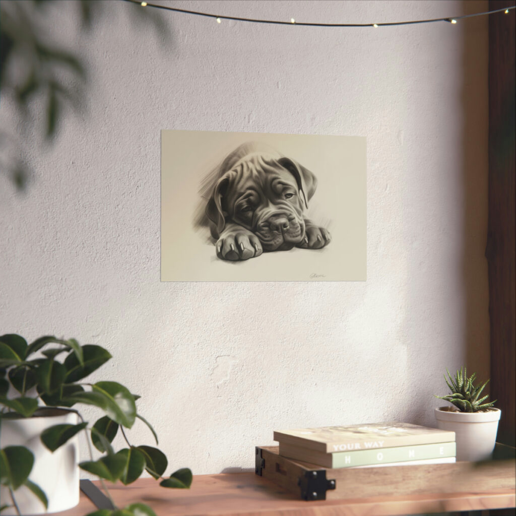 Cane Corso Portrait Fine Art Print