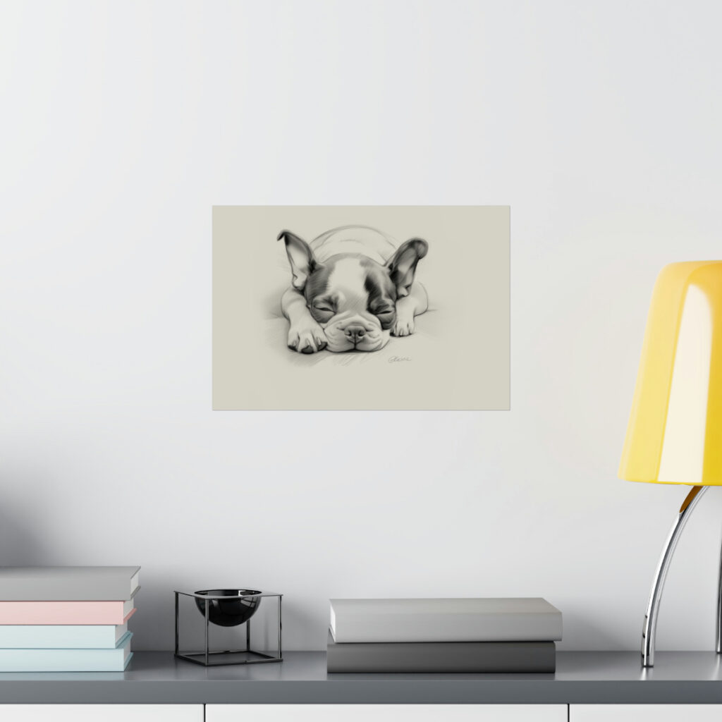 Boston Terrier Portrait Fine Art Print