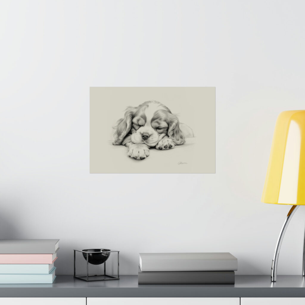 Cavalier King Charles Spaniel Portrait Fine Art Print