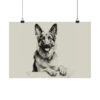 German Shepherd Portrait Fine Art Print