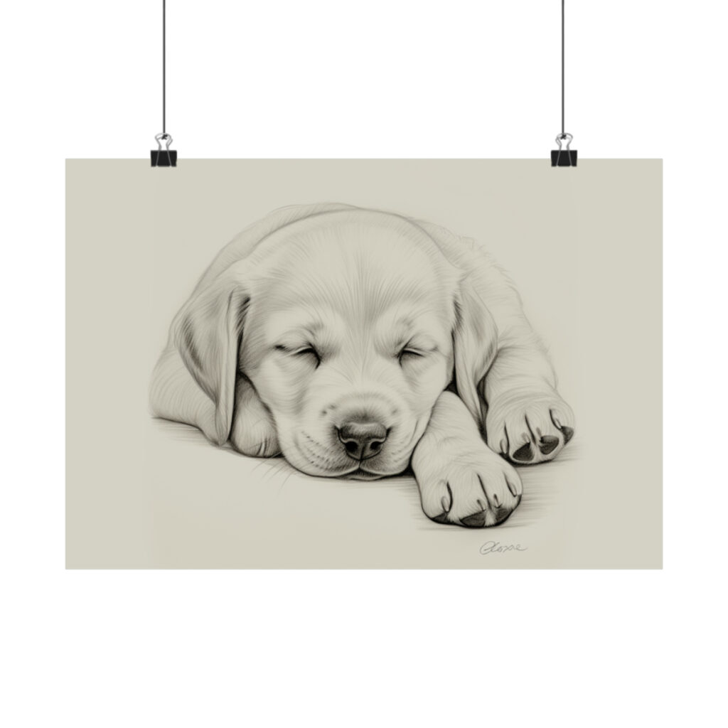 Labrador Retriever Portrait Fine Art Print