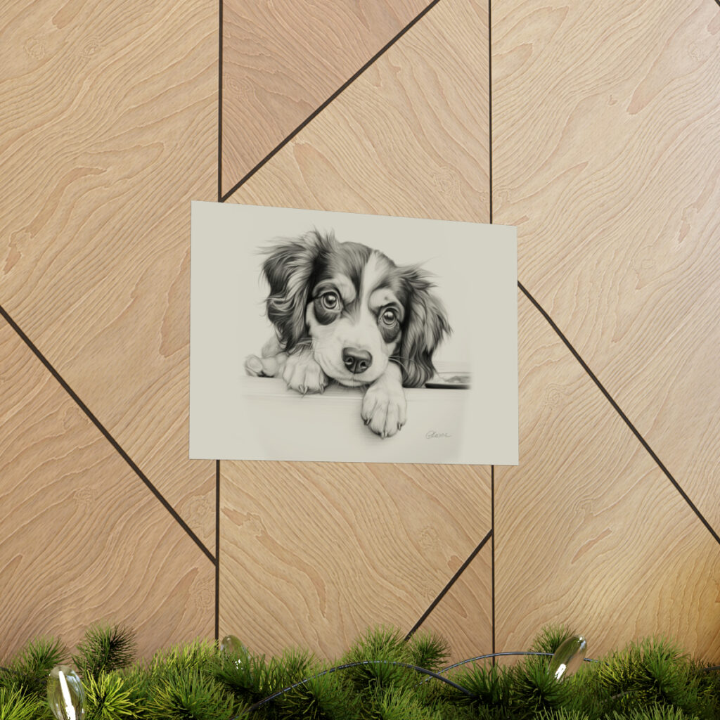 Cavalier King Charles Spaniel Portrait Fine Art Print