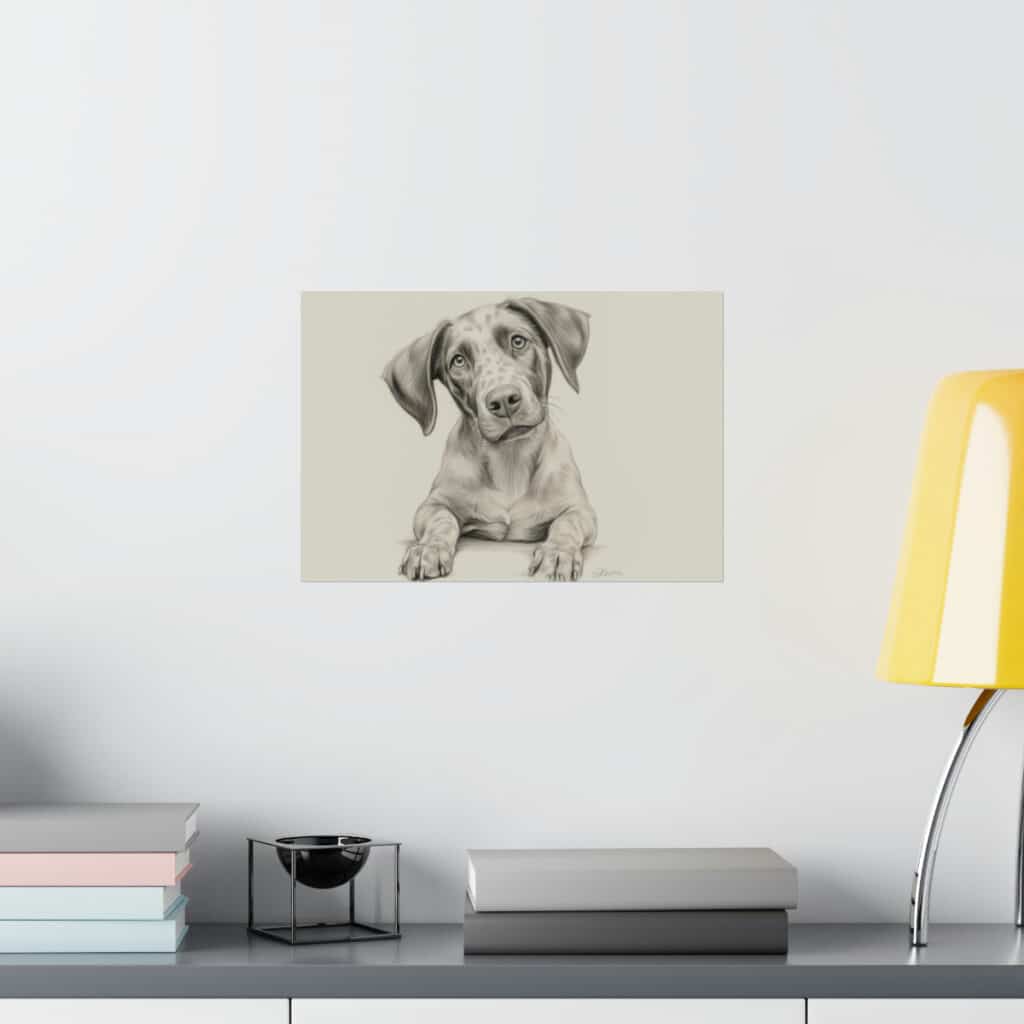 German Shorthaired Pointer Portrait Fine Art Print