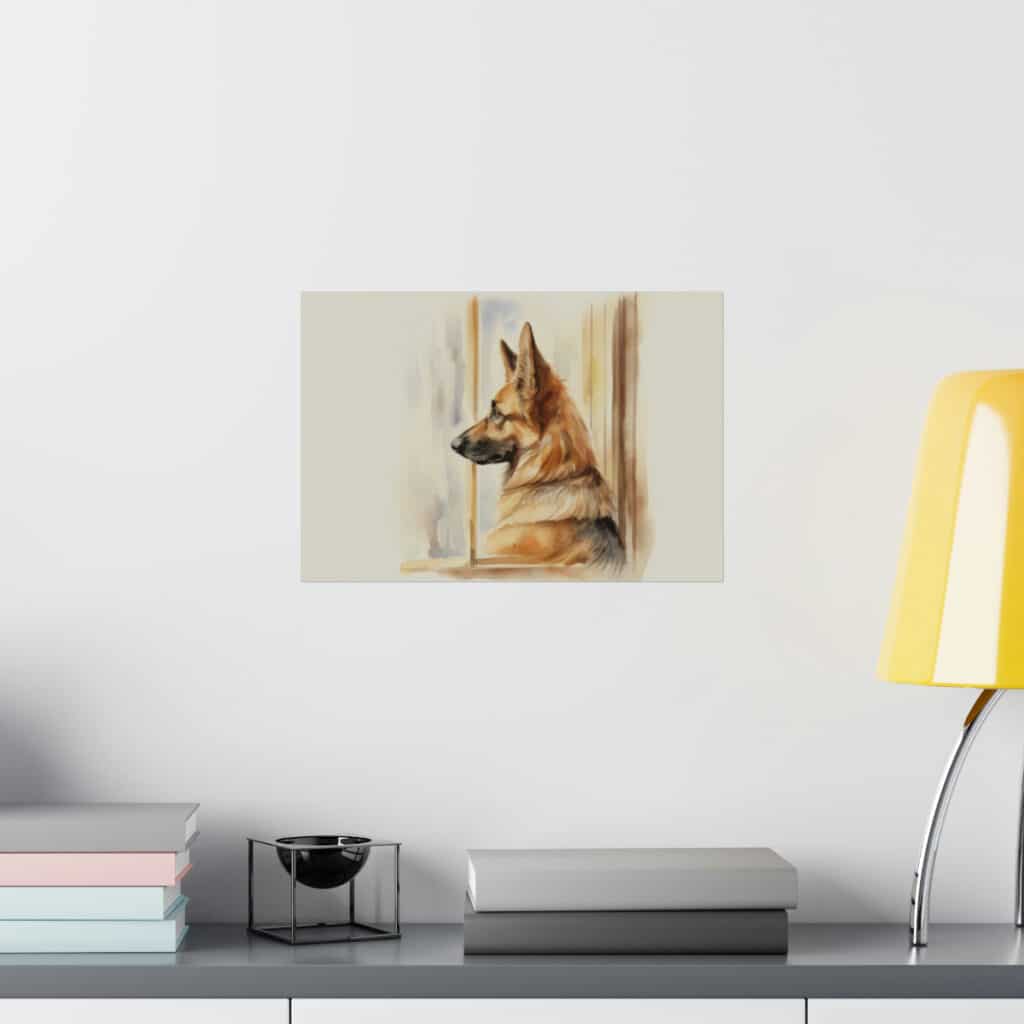 German Shepherd Portrait Fine Art Print