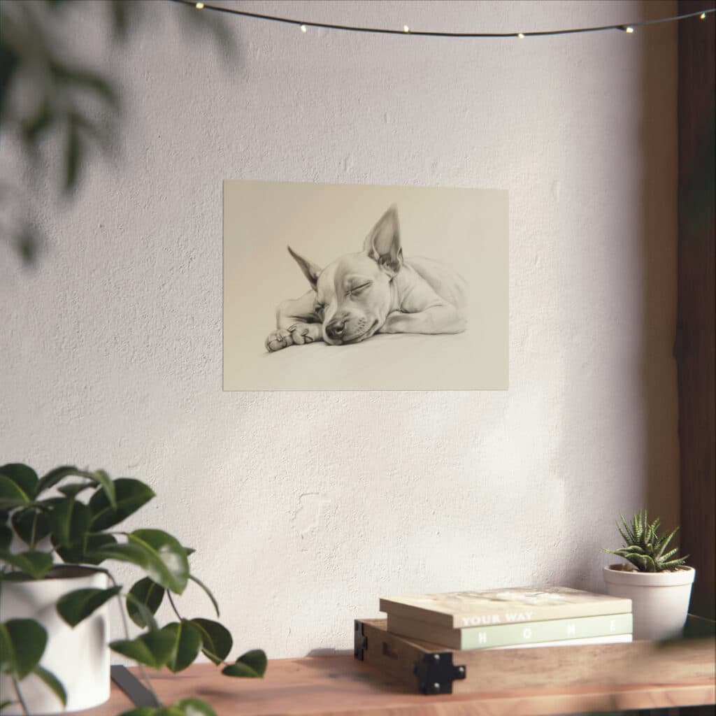 American Hairless Terrier Fine Art Print