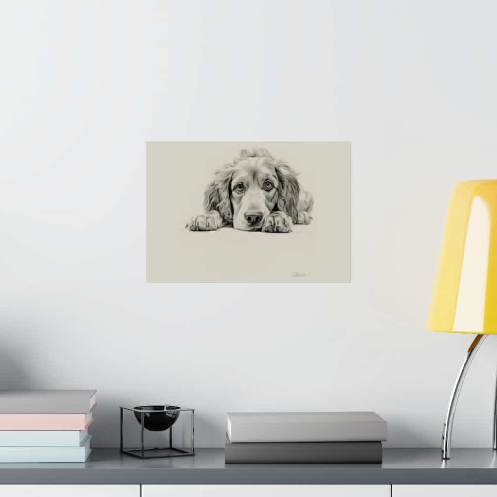 English Cocker Spaniel Fine Art Print