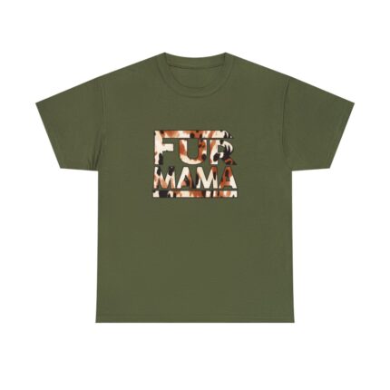 Fur Mama" Buffalo Print Women's T-shirt 🐾