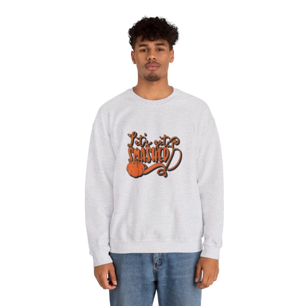 Let's Get Smashed Pumpkin Unisex Crewneck Sweatshirt