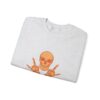 Skull and Cross Bones Orange Unisex Heavy Blend Crewneck Sweatshirt