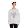 Tangled Christmas Lights Crewneck Sweatshirt - All is Calm, All is Bright