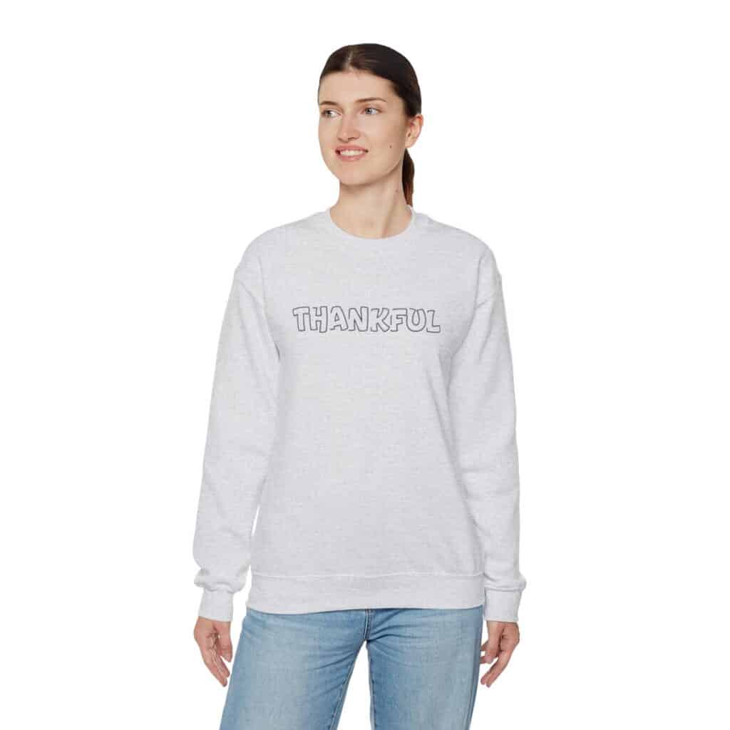 Playful Thankful Thanksgiving Sweatshirt