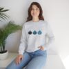 Vintage Blue Pumpkins Fall Unisex Crewneck Sweatshirt