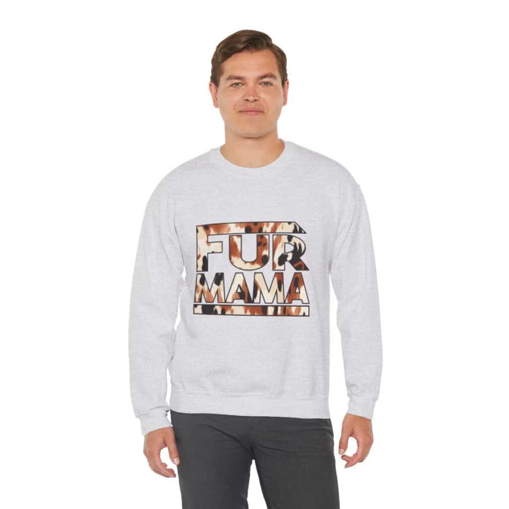 Fur Mama Buffalo Print Women's Sweatshirt