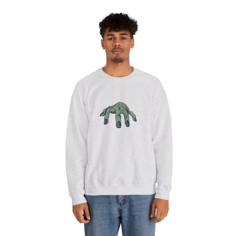 Zombie hand Halloween Sweatshirt