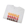 Tri-Color Gobble Thanksgiving Sweatshirt