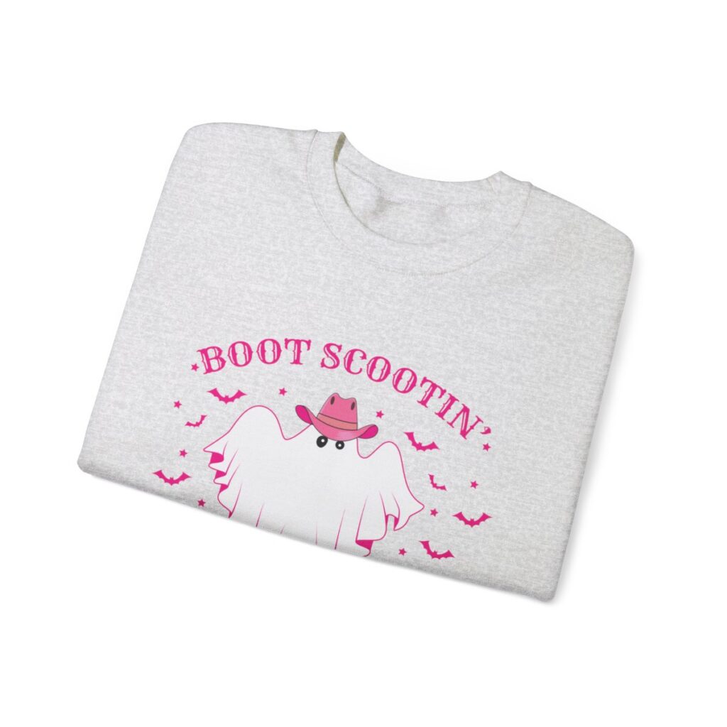 Boot Scootin' Boogie - Cowboy Ghost Halloween Sweatshirt