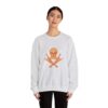 Orange Skull and Crossbones Sweatshirt