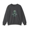 Rock Skull and Crossbones Unisex Heavy Blend Crewneck Sweatshirt