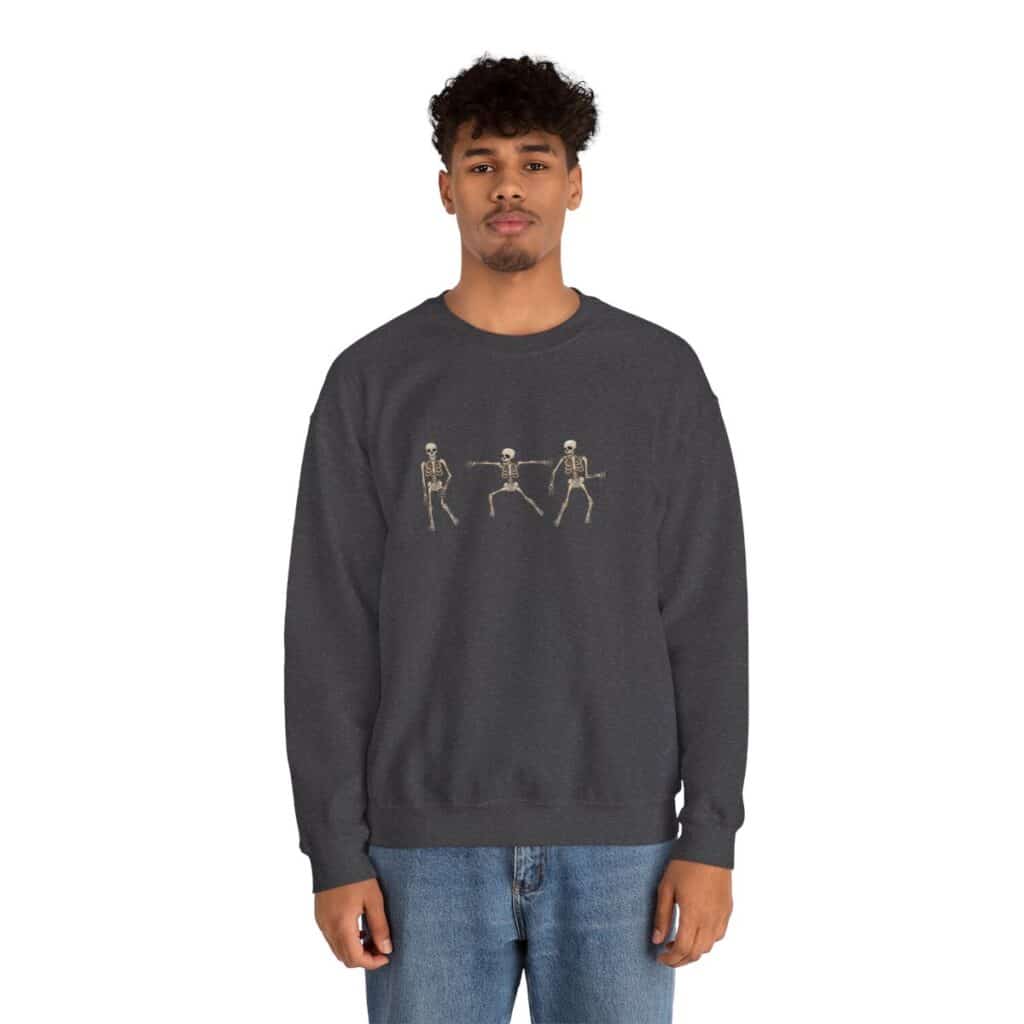 Dancing Skeletons Unisex Crewneck Sweatshirt