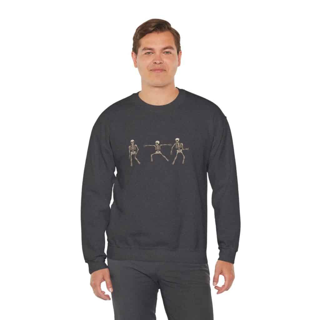 Dancing Skeletons Unisex Crewneck Sweatshirt