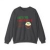 Mistletoe, Christmas Pud and Baby Bumps Pregnancy Announcement Sweatshirt