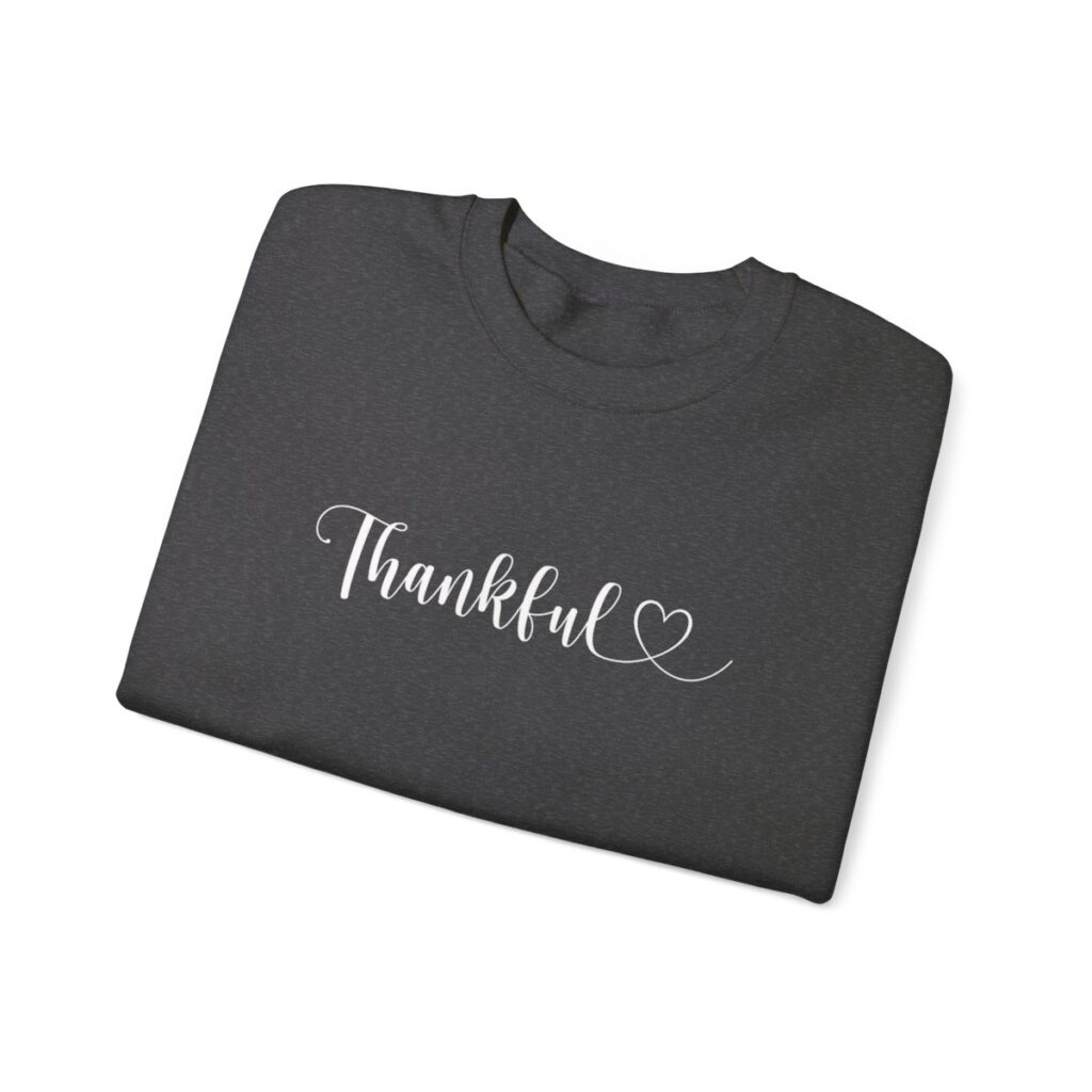 Heartfelt Thankful Thanksgiving Sweatshirt for Her