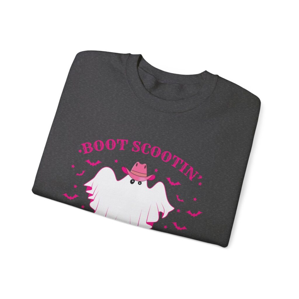 Boot Scootin' Boogie - Cowboy Ghost Halloween Sweatshirt