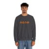 Row of Pumpkins Fall Halloween Sweatshirt