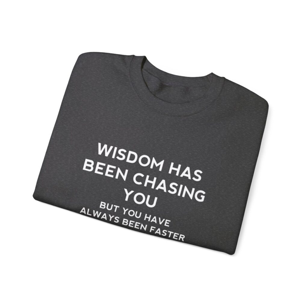 Chasing Wisdom Funny Sweatshirt