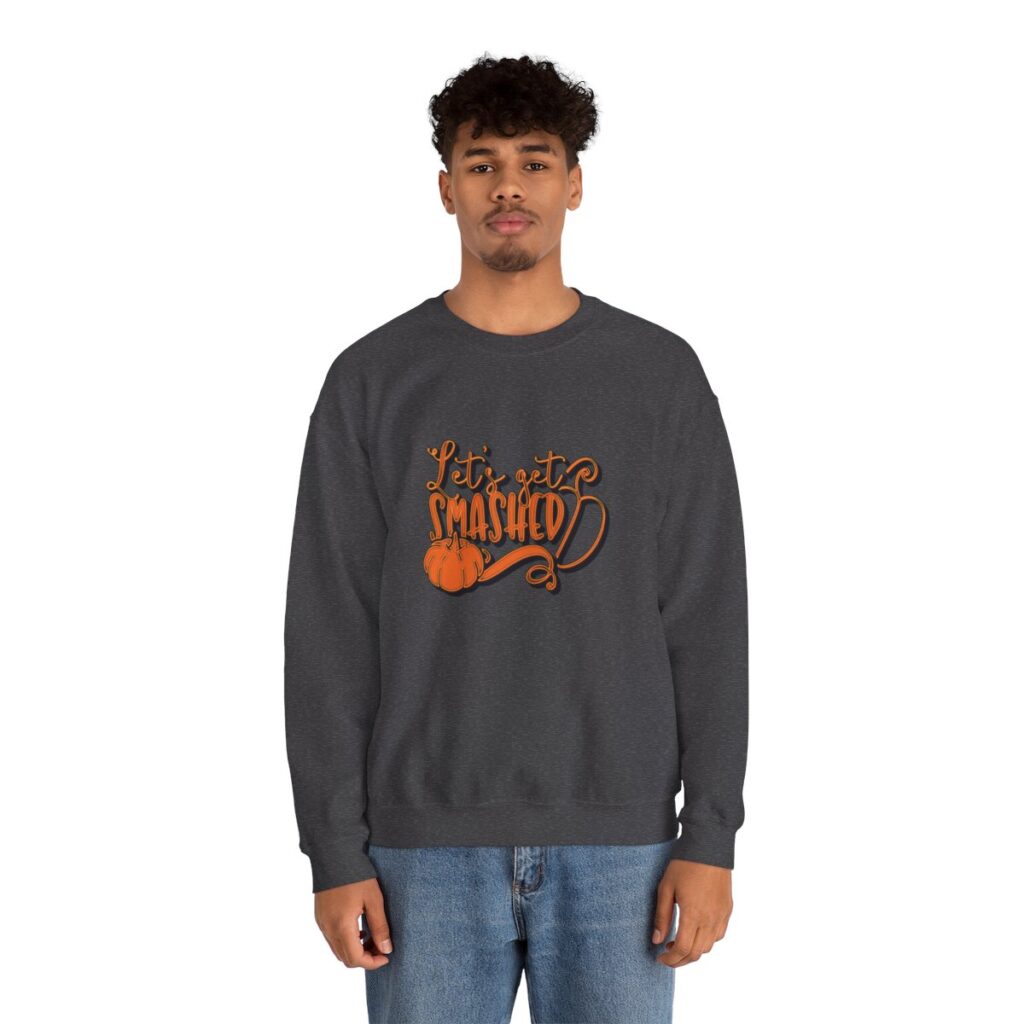 Let's Get Smashed Pumpkin Unisex Crewneck Sweatshirt