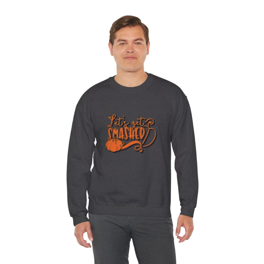 Let's Get Smashed Pumpkin Unisex Crewneck Sweatshirt