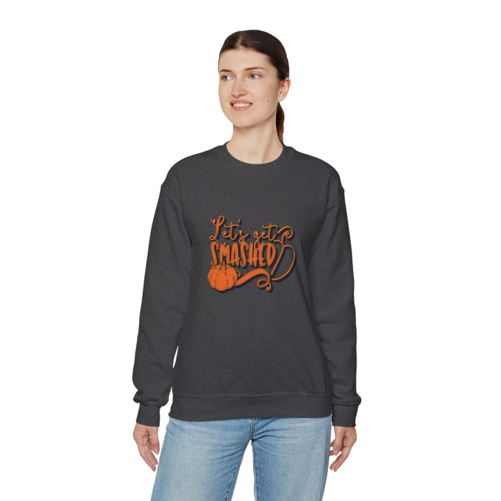 Let's Get Smashed Pumpkin Unisex Crewneck Sweatshirt