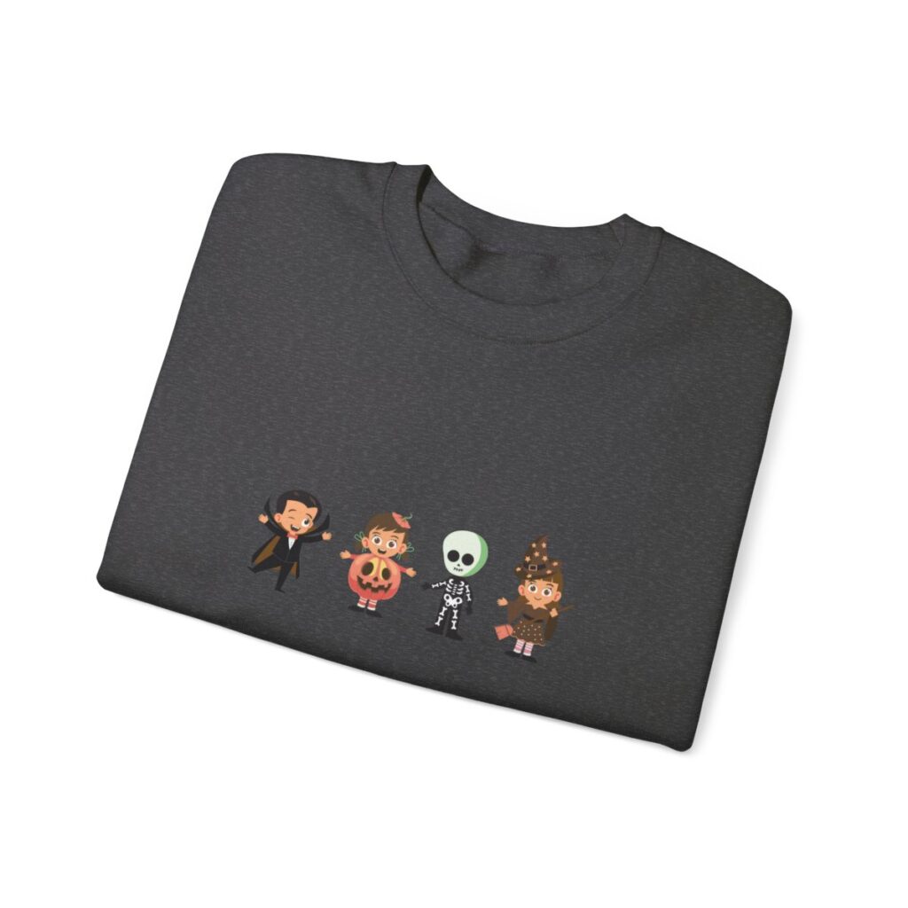 Cute Trick or Treating Kids Unisex Crewneck Sweatshirt