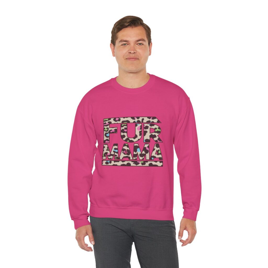 Fur Mama Rainbow Animal Print Sweatshirt