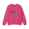 Vintage Blue Pumpkins Fall Unisex Crewneck Sweatshirt