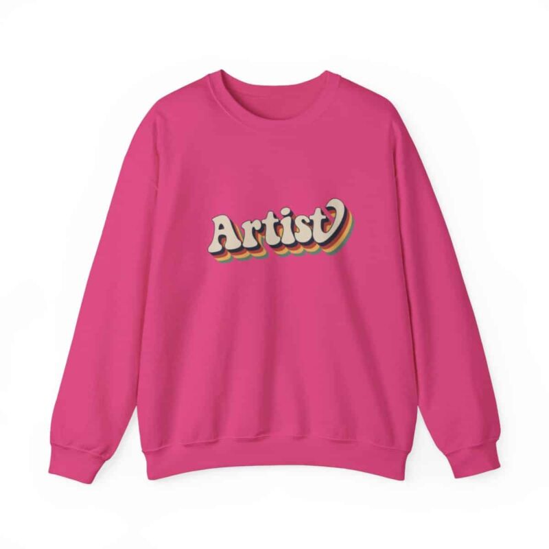 Retro Groovy Artist Sweatshirt