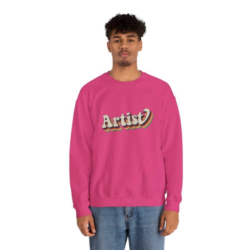 Retro Groovy Artist Sweatshirt