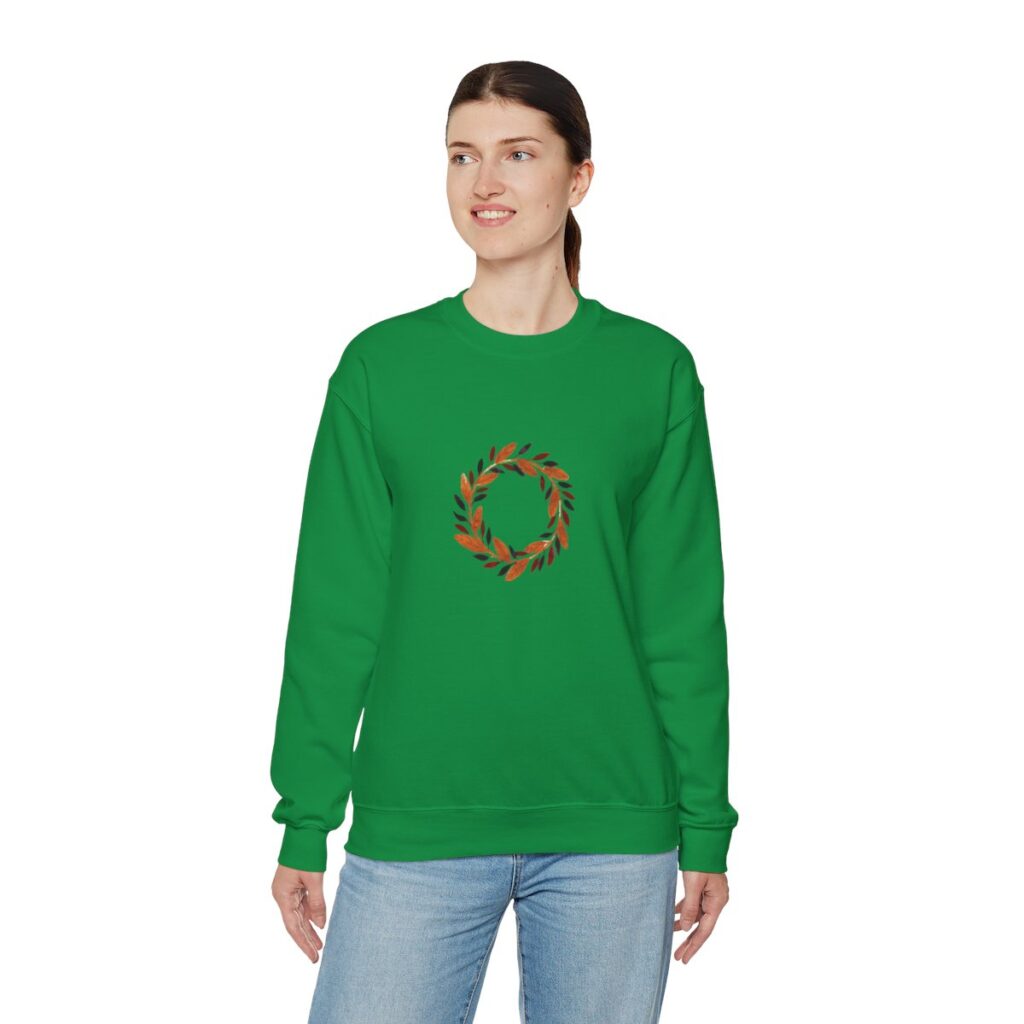 Fall Wreath Pretty Thanksgiving Sweatshirt