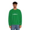 White Pumpkin Border Unisex Heavy Blend Crewneck Sweatshirt