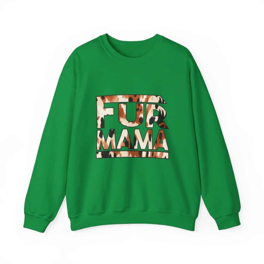 Fur Mama Buffalo Print Women's Sweatshirt