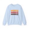 Tri-Color Gobble Thanksgiving Sweatshirt