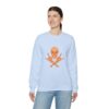 Orange Skull and Crossbones Sweatshirt