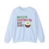 Mistletoe, Christmas Pud and Baby Bumps Pregnancy Announcement Sweatshirt