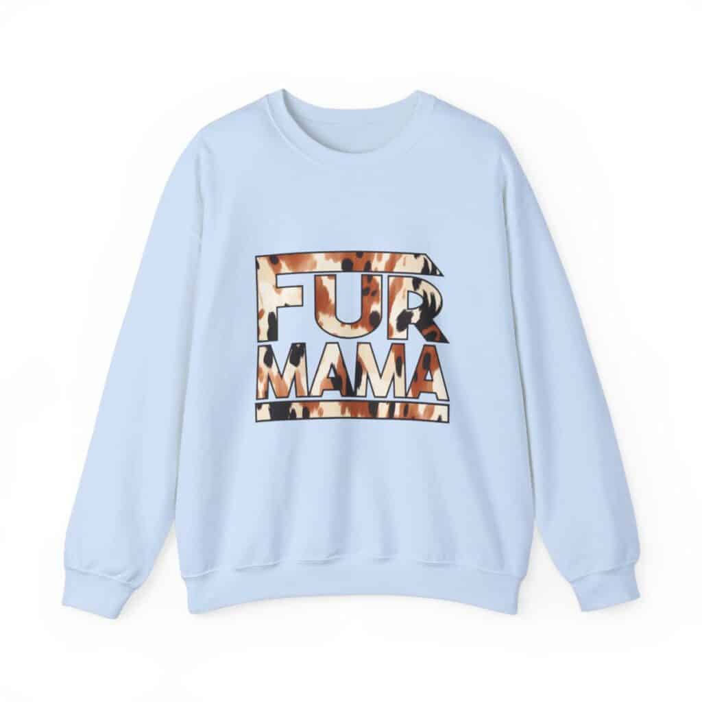 Fur Mama Buffalo Print Women's Sweatshirt